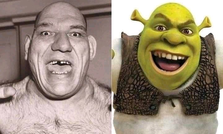 Did You Know Shrek Was Based On A Real Person Named Maurice Tillet? See Photos