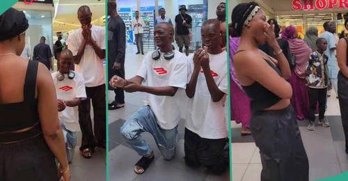 Video Captures A Rare Moment As Twin Brothers Publicly Propose To Twin Sisters