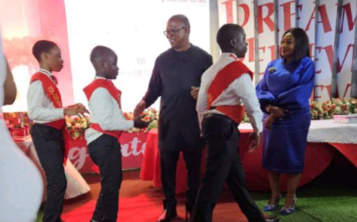 Peter Obi Reacts After He Honoured The Invitation Of An 11-Year-Old Boy To His School On Wednesday