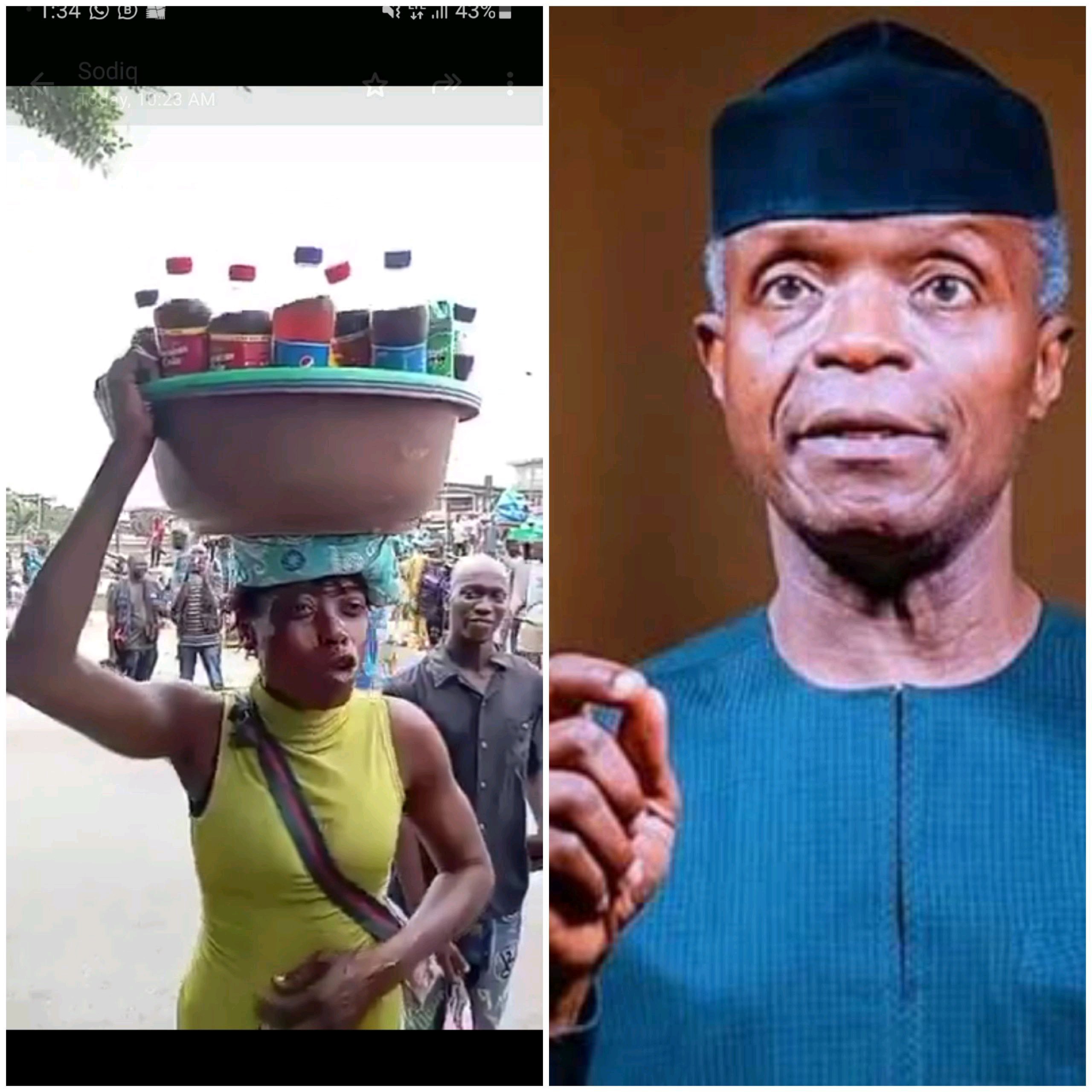 Teacher Turned Pure Water Hawker Alleges Ex-Vp Osinbajo’s School Of Owing Her Pension