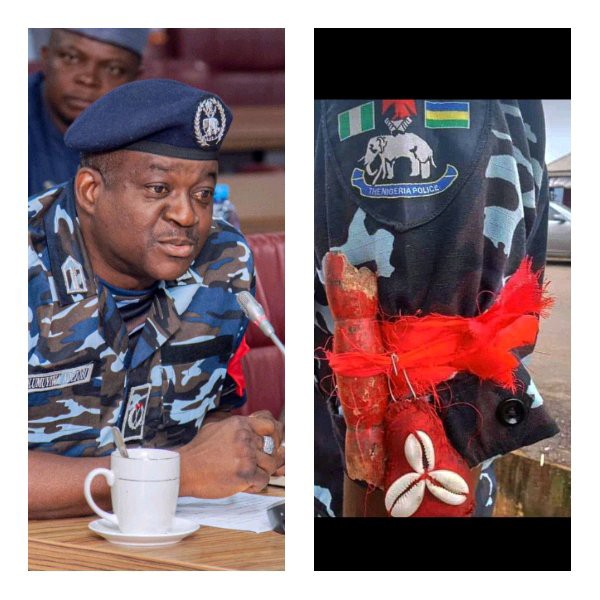 Nigerian Police FPRO Reacts After Seeing Photo Of What Was On A Nigerian Police officer Arm